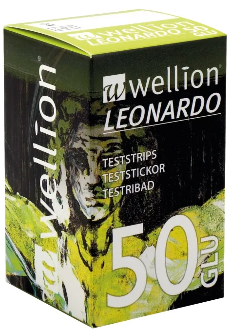 Wellion Leonardo Glukosteststickor 50 st Wellion