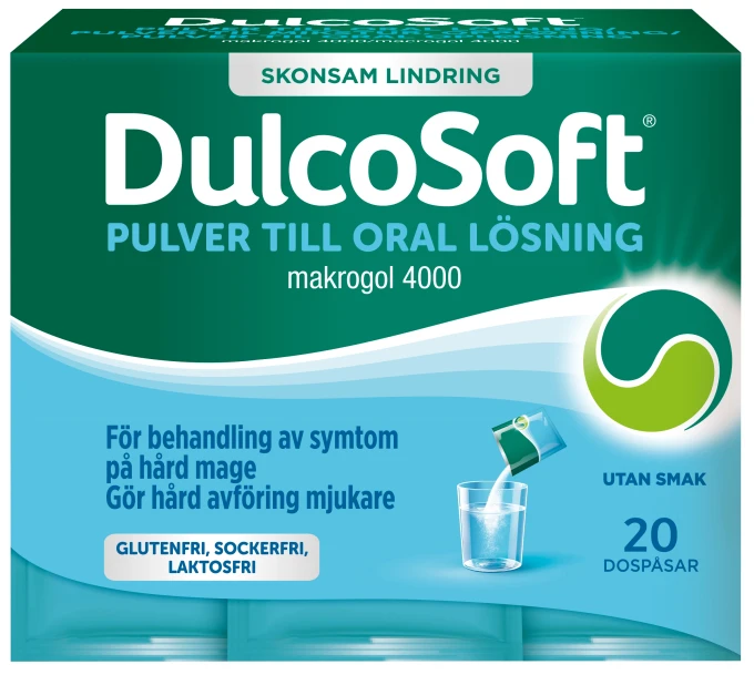 DulcoSoft pulver till oral lösning dospåse 20 st Dulcosoft