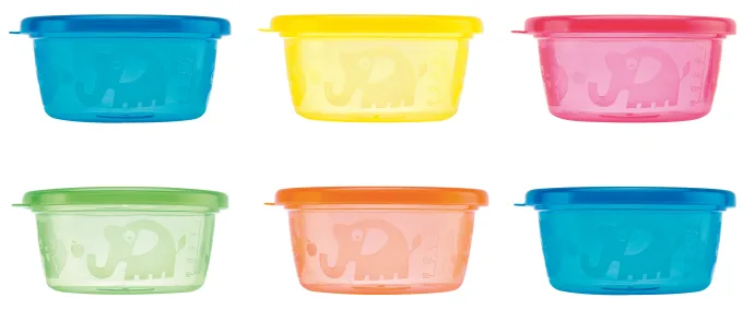 Nuby Snack Bowl Set 120 ml 6 st Nuby