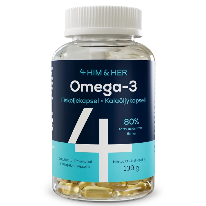 4Him&Her Omega-3 80% 120 st 4Him&Her