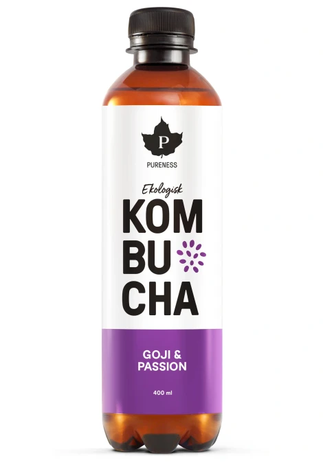 Pureness Ekologisk Kombucha Goji & Passionsfrukt 400 ml Pureness