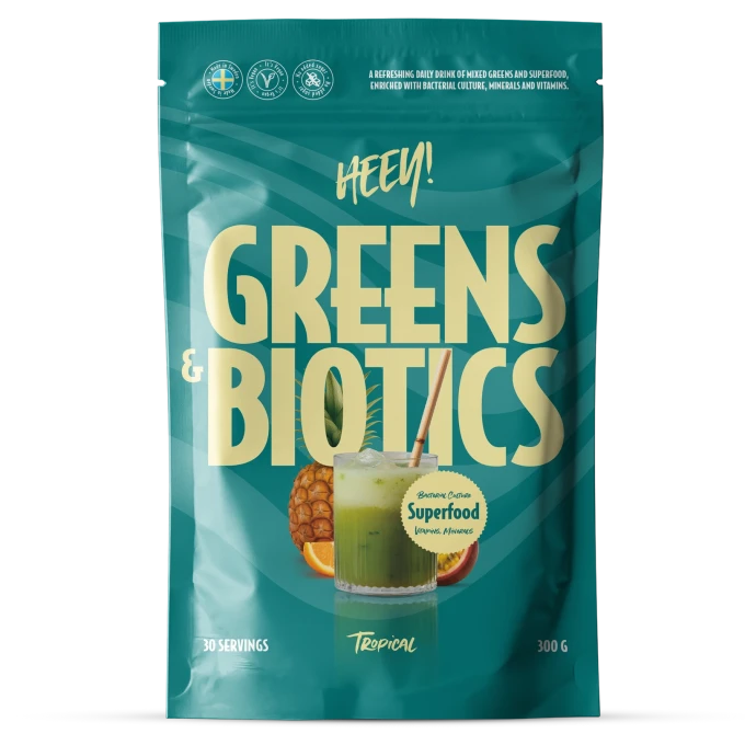 Heey! Greens & Biotics Superfood Tropical 300 g Heey!