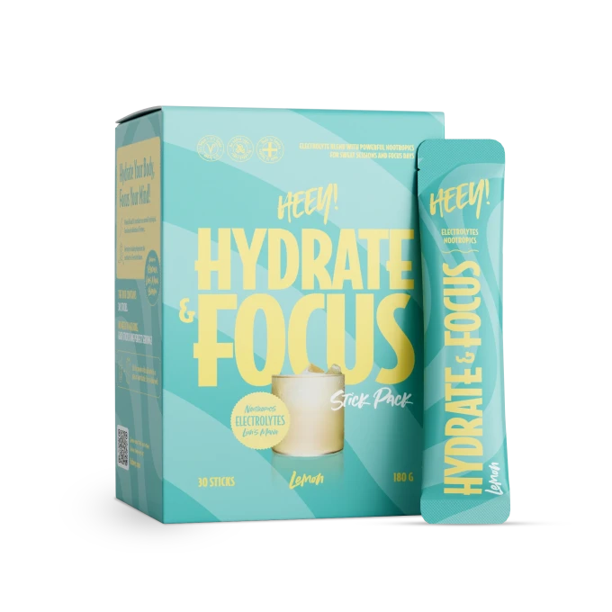 Heey! Hydrate & Focus Elektrolyter Citron 30 st Heey!