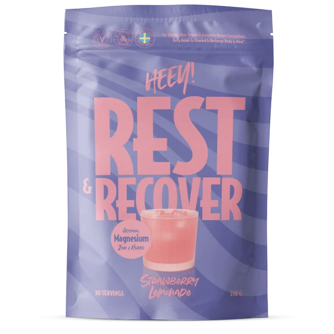 Heey! Rest & Recover Magnesium Jordgubbslemonad 210 g Heey!