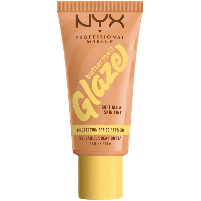 NYX Professional Makeup Buttermelt Glaze Skin Tint SPF30, 30 ml 02 Vanilla Bean NYX Professional Makeup
