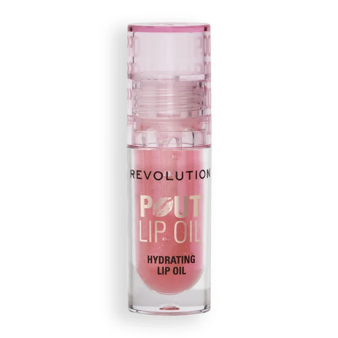 Revolution Beauty London Pout Lip Oil 4,6 ml Glam Pink Shimmer Revolution Beauty London