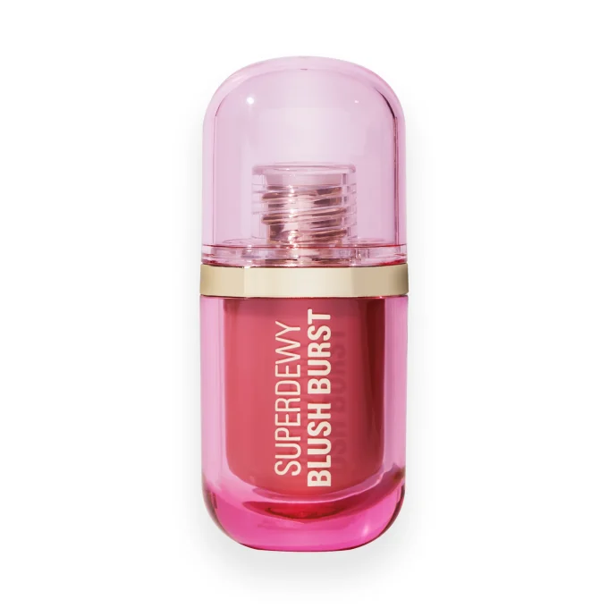 Revolution Beauty London Superdewy Blush Plump Serum Liquid Blush 4,2 ml Strawberry Flush Cool Pink Revolution Beauty London