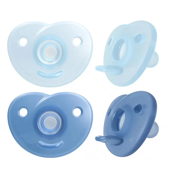Philips Avent Soothie Napp 0-6 mån Ljusblå/Blå 2-pack Philips Avent