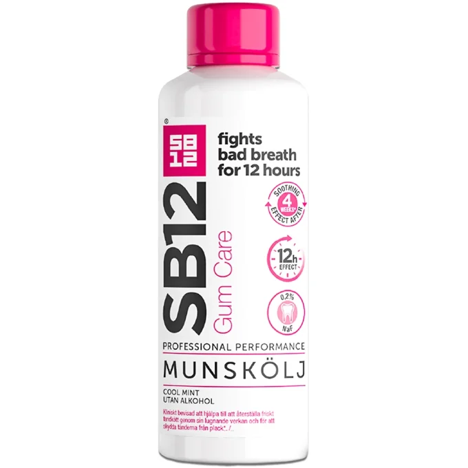 SB12 Gum Care Munskölj, 0,2% 500 ml SB12