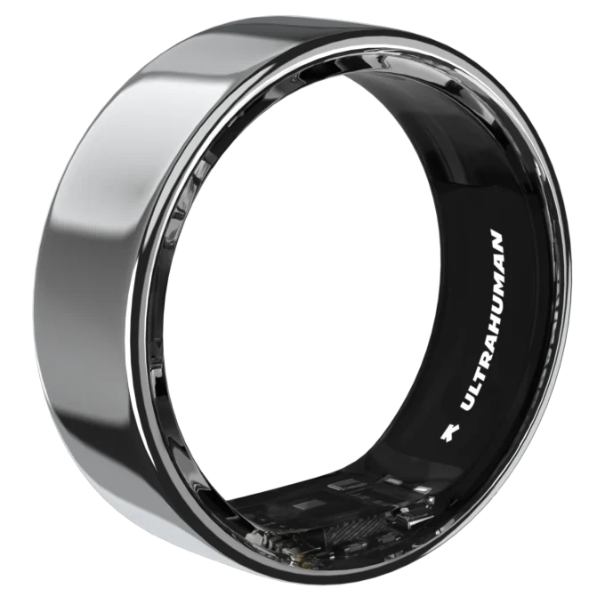 Ultrahuman Ring AIR Space Silver Size 10 Ultrahuman