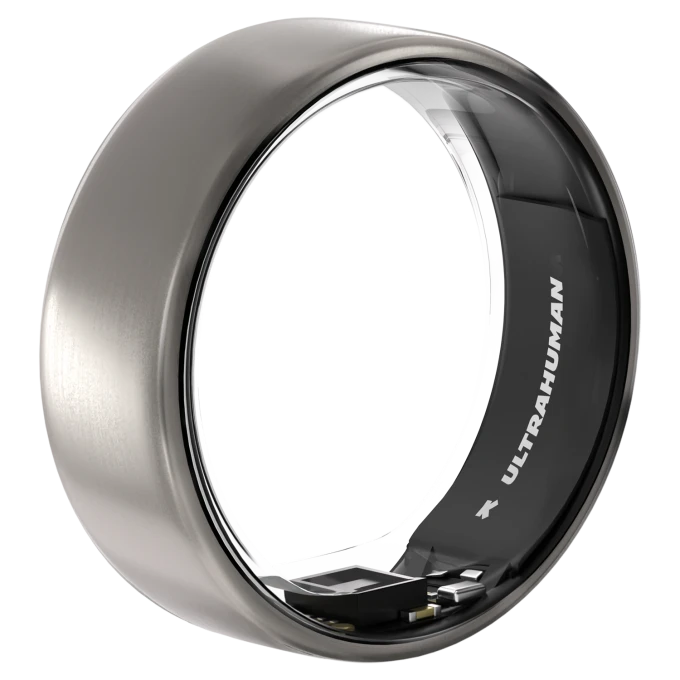 Ultrahuman Ring AIR Raw Titanium Size 12 Ultrahuman