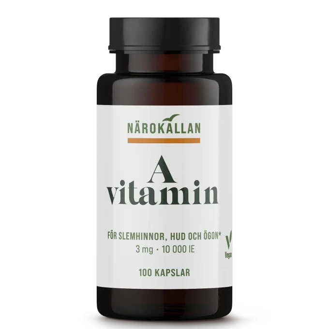 Närokällan A-vitamin 100 kapslar Närokällan