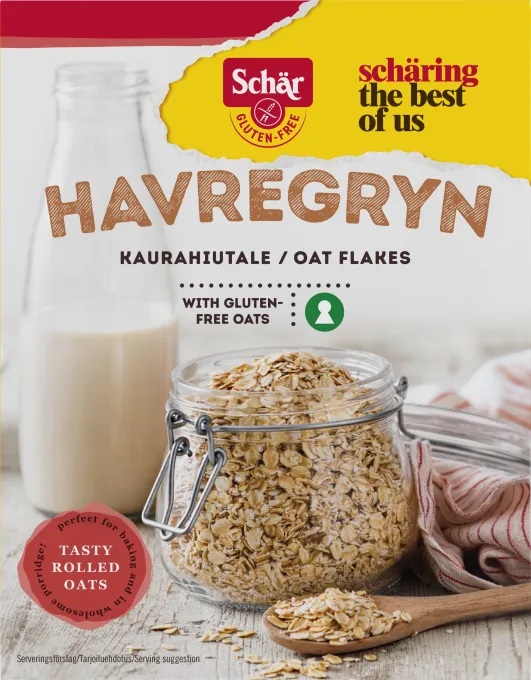 Schär Glutenfria Havregryn 500 g Schär