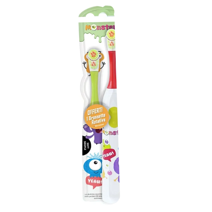 Les Babygators Monsters Eltandborste 3 år+ Les Babygators