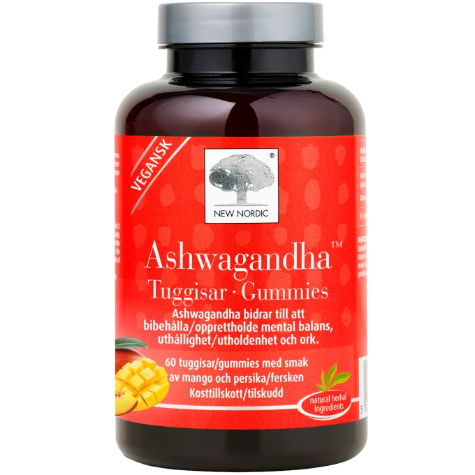 New Nordic Ashwagandha Tuggisar 60 st New Nordic