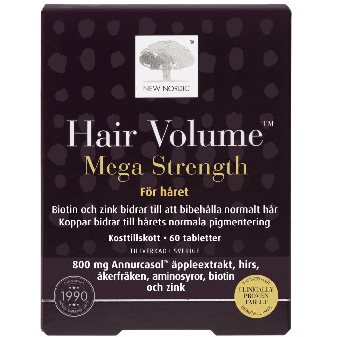 New Nordic Hair Volume Mega Strength 60 st New Nordic