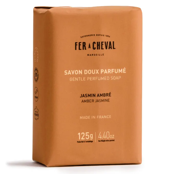Fer à Cheval Fast Tvål Amber Jasmine 125 g Fer a Cheval