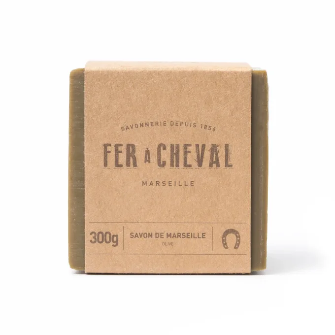 Fer à Cheval Fast Marseilletvål Kub 100 g Fer a Cheval