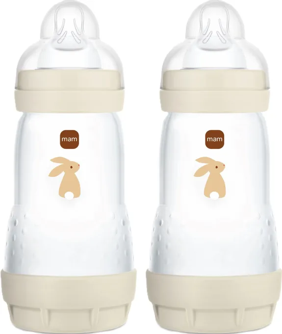 MAM Easy Start Anti-Colic Nappflaska Neutral 260 ml 2-pack Mam