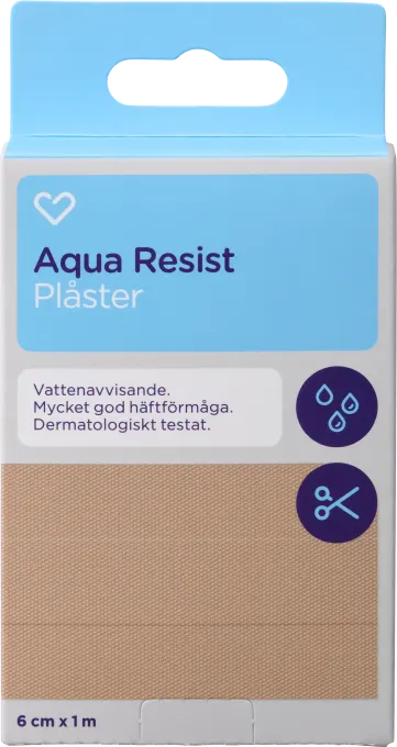 Hjärtats Plåster Aqua Resist 6cm x 1m 1st Hjärtats