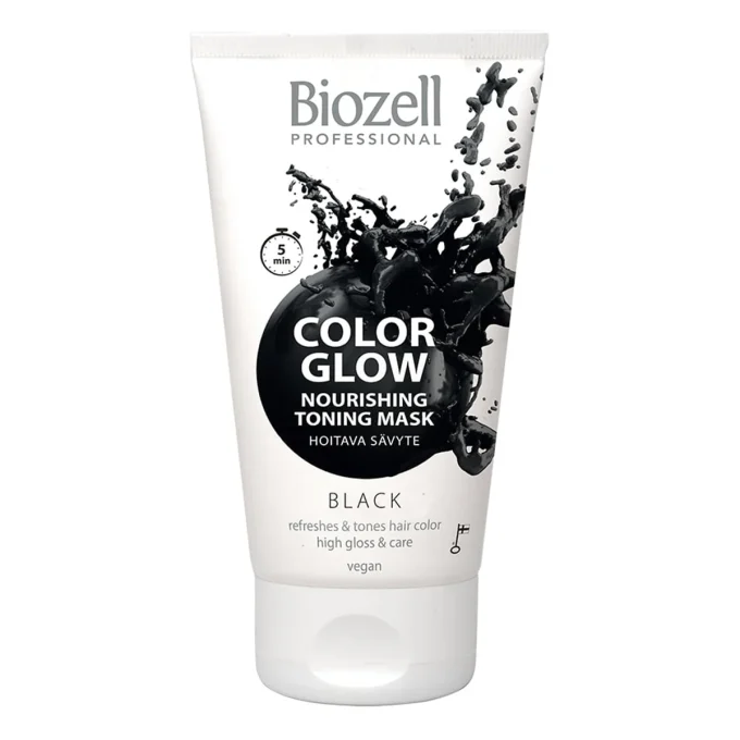 Biozell Color Glow Nourishing Toning Mask 150 ml Black Biozell 
