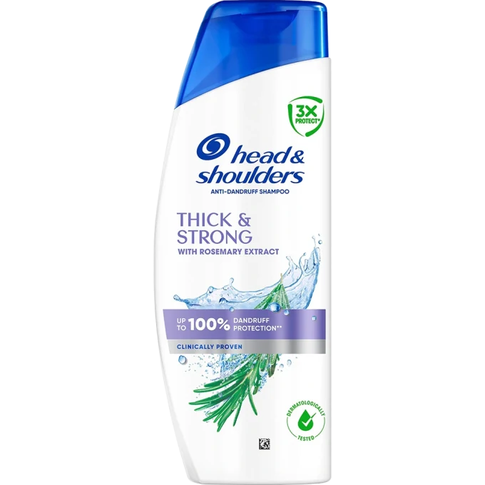 Head & Shoulders Thick & Strong Schampo 250 ml Head & shoulders