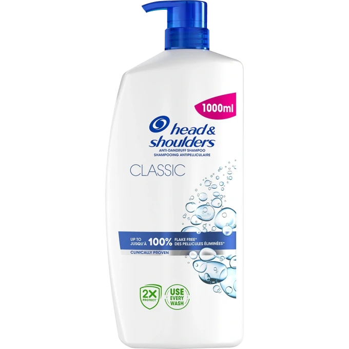 Head & Shoulders Classic Clean Schampo 1000 ml Head & shoulders