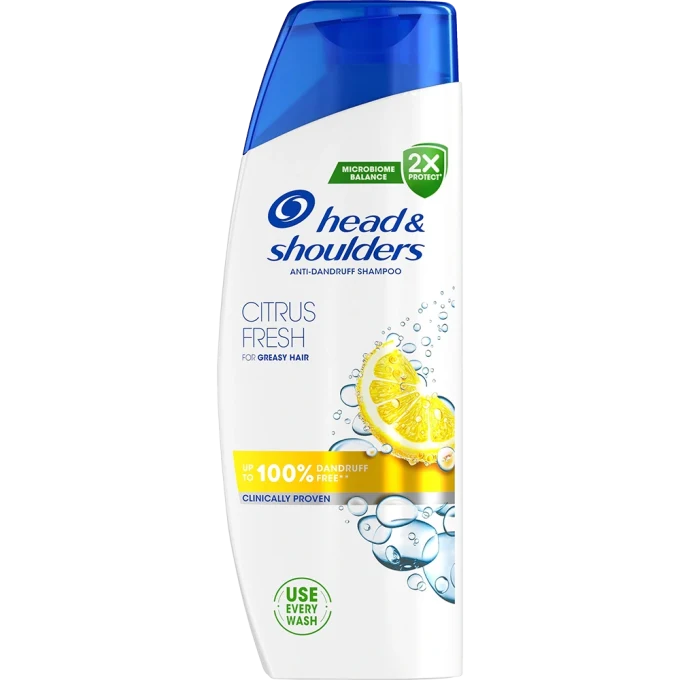 Head & Shoulders Citrus Fresh Schampo 250 ml Head & shoulders