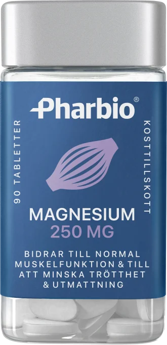 Pharbio Magnesium 250 mg Tablett 90 st Pharbio