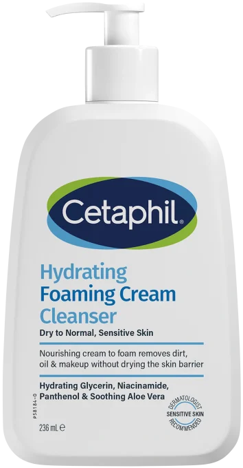 Cetaphil Hydrating Foaming Cream Cleanser 236 ml Cetaphil
