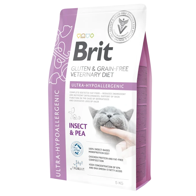 Brit Gluten & Grain-Free Veterinary Diet Cat Ultra-Hypoallergenic 5 kg Brit Veterinary Diet