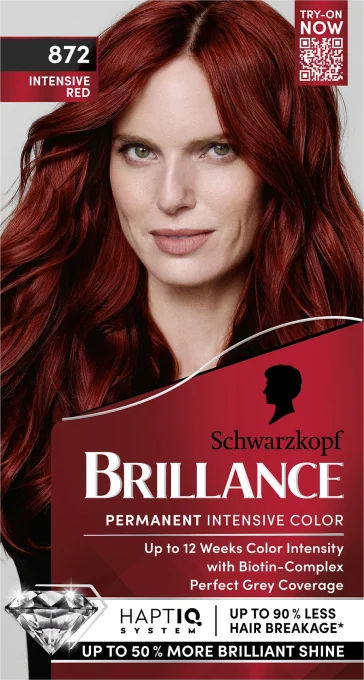 Schwarzkopf Brillance Permanent Intensive Color 872 Intensive Red Schwarzkopf