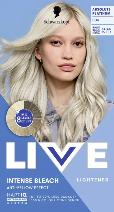 Schwarzkopf LIVE Intense Bleach 00A Absolute Platinum Schwarzkopf
