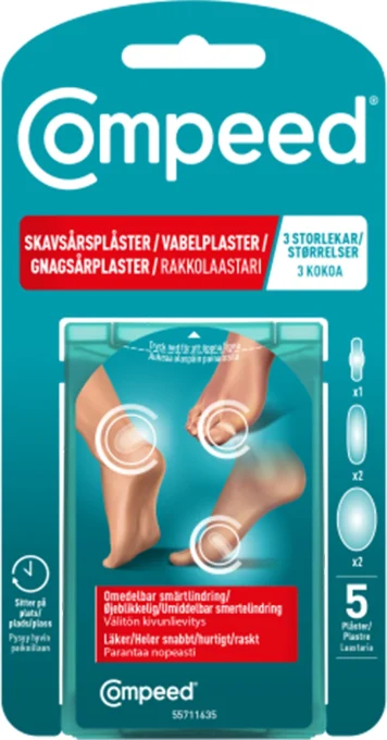 Compeed Skavsårsplåster Mix Pack 5 St Compeed