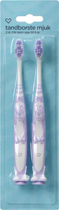 Hjärtats Barn Tandborste 2st Hjärtats