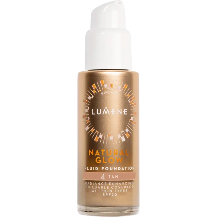 Lumene Natural Glow Fluid Foundation SPF20 30 ml 4 Tan Lumene