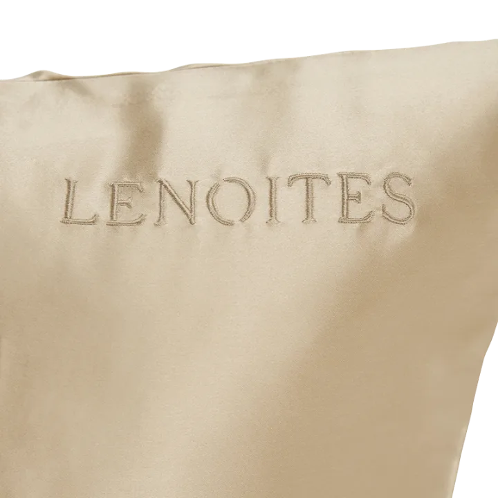 Lenoites Mulberry Silk Pillowcase 50x60 cm Beige Lenoites