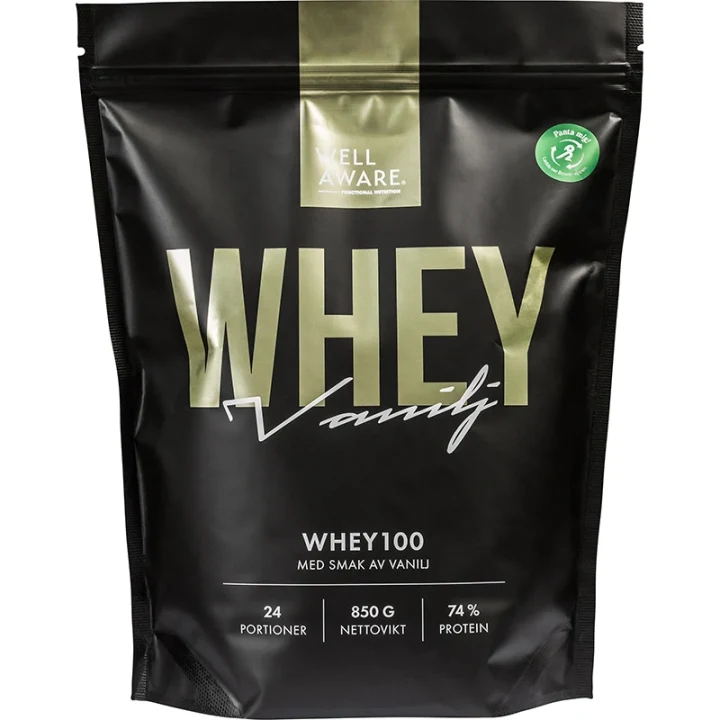 WellAware Whey 100 Vanilj 850 g WellAware
