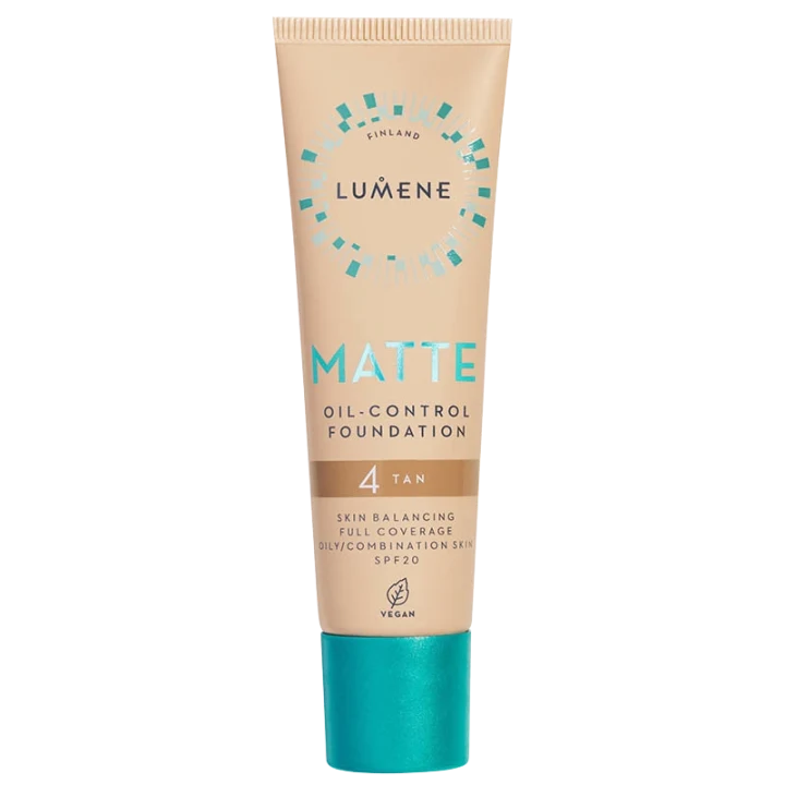 Lumene Matte Oil-Control Foundation SPF 20 30 ml 4 Tan Lumene