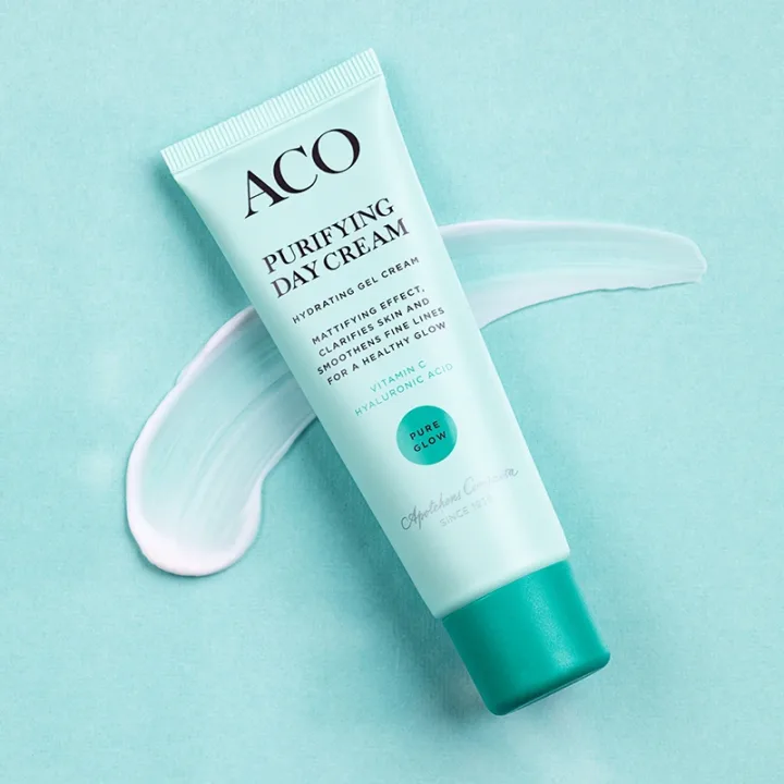 ACO Face Pure Glow Purifying Day Cream Parfymerad 50 ml ACO