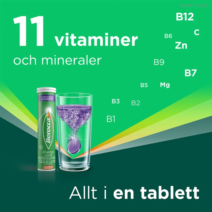 Berocca Energy Cassis & Berries 15 st Berocca
