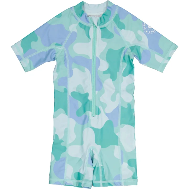 Geggamoja UV Dräkt Camo 50+ Mint 98/104 Geggamoja