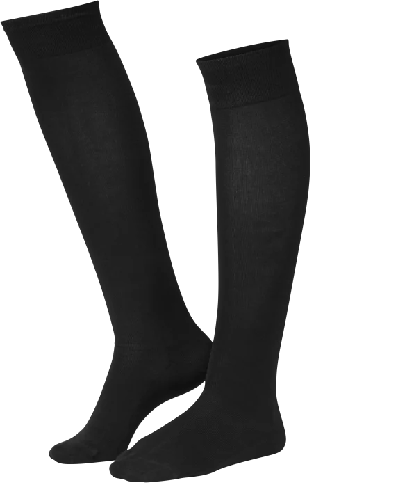 Life Wear Stödstrumpa Bomull Svart 34/36 Life Wear