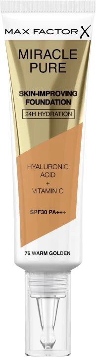Max Factor Miracle Pure Foundation 76 Warm Golden Max Factor