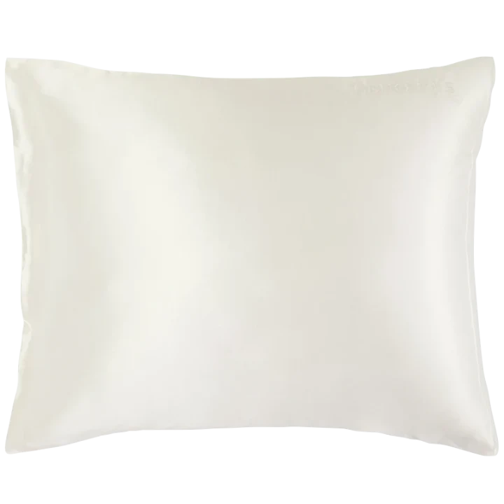 Lenoites Mulberry Silk Pillowcase 50x60 cm White Lenoites