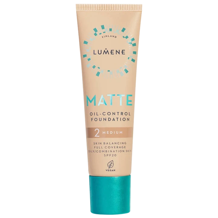Lumene Matte Oil-Control Foundation SPF 20 30 ml 2 Medium Lumene