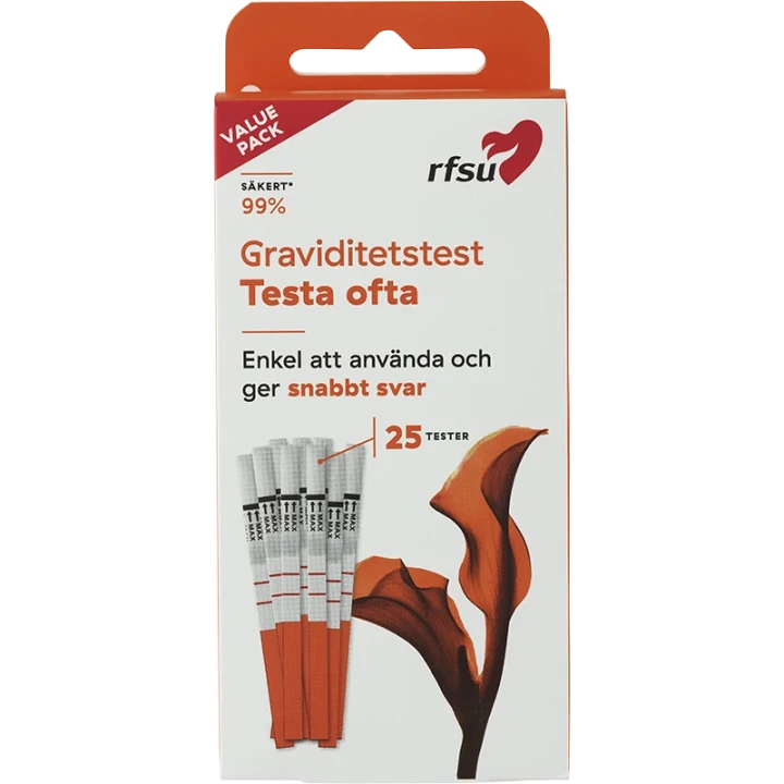 RFSU Graviditetstest teststickor 25-pack Rfsu