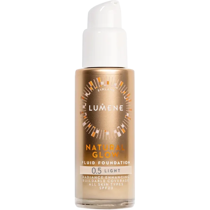 Lumene Natural Glow Fluid Foundation SPF20 30 ml 0.5 Light Lumene