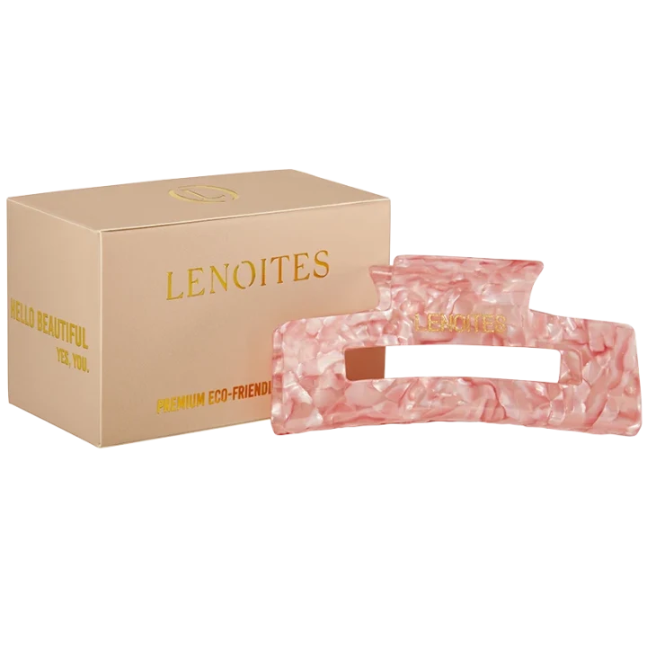 Lenoites Premium Eco-Friendly Hair Claw Candy Pink Lenoites