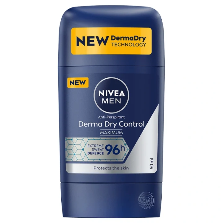 Nivea Men Derma Dry Control Maximum Stick 50ml Nivea
